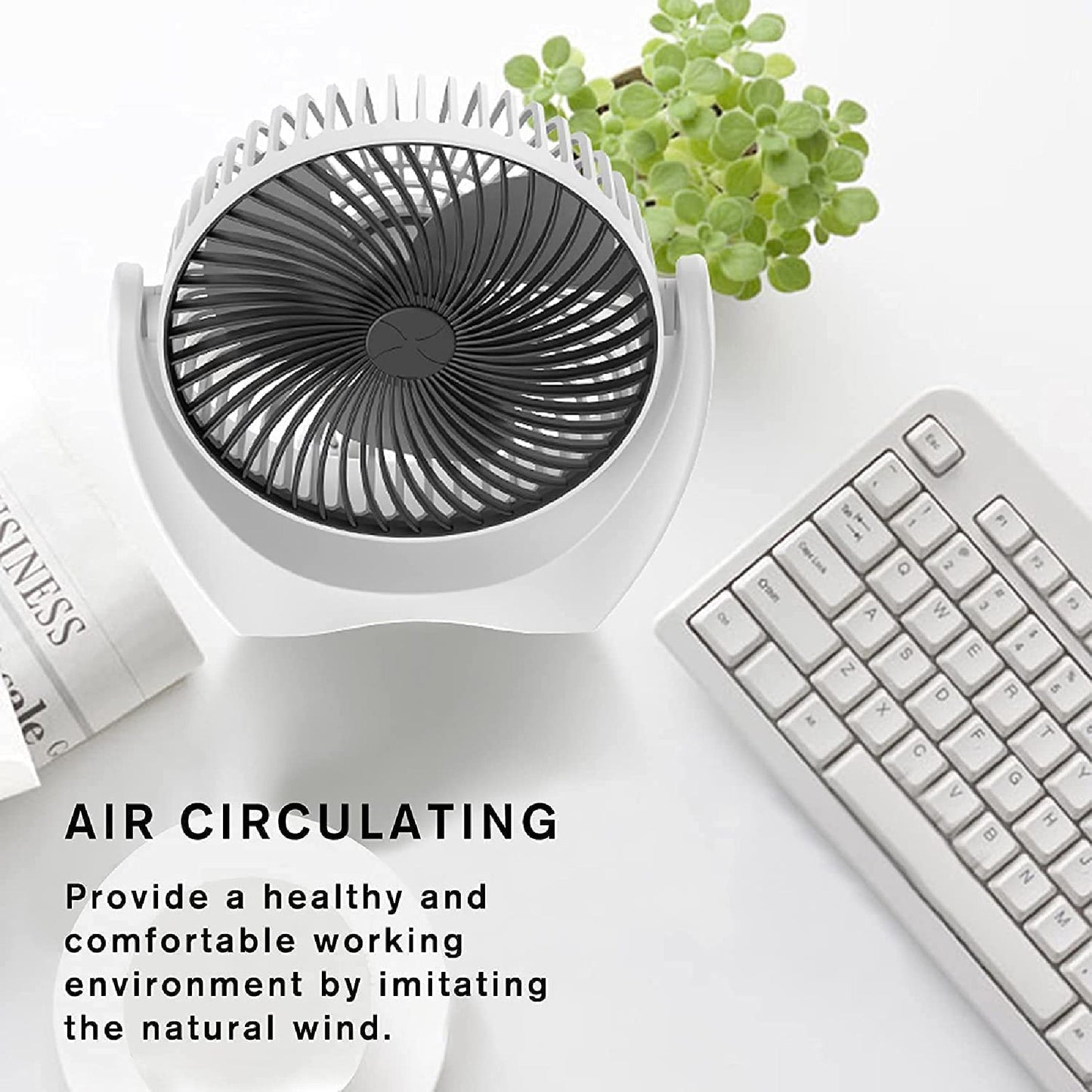 Ventilador Recargable 3 Velocidades USB
