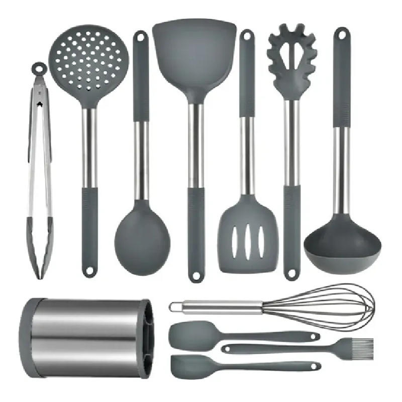 Utensilios de cocina metálicos 12 piezas