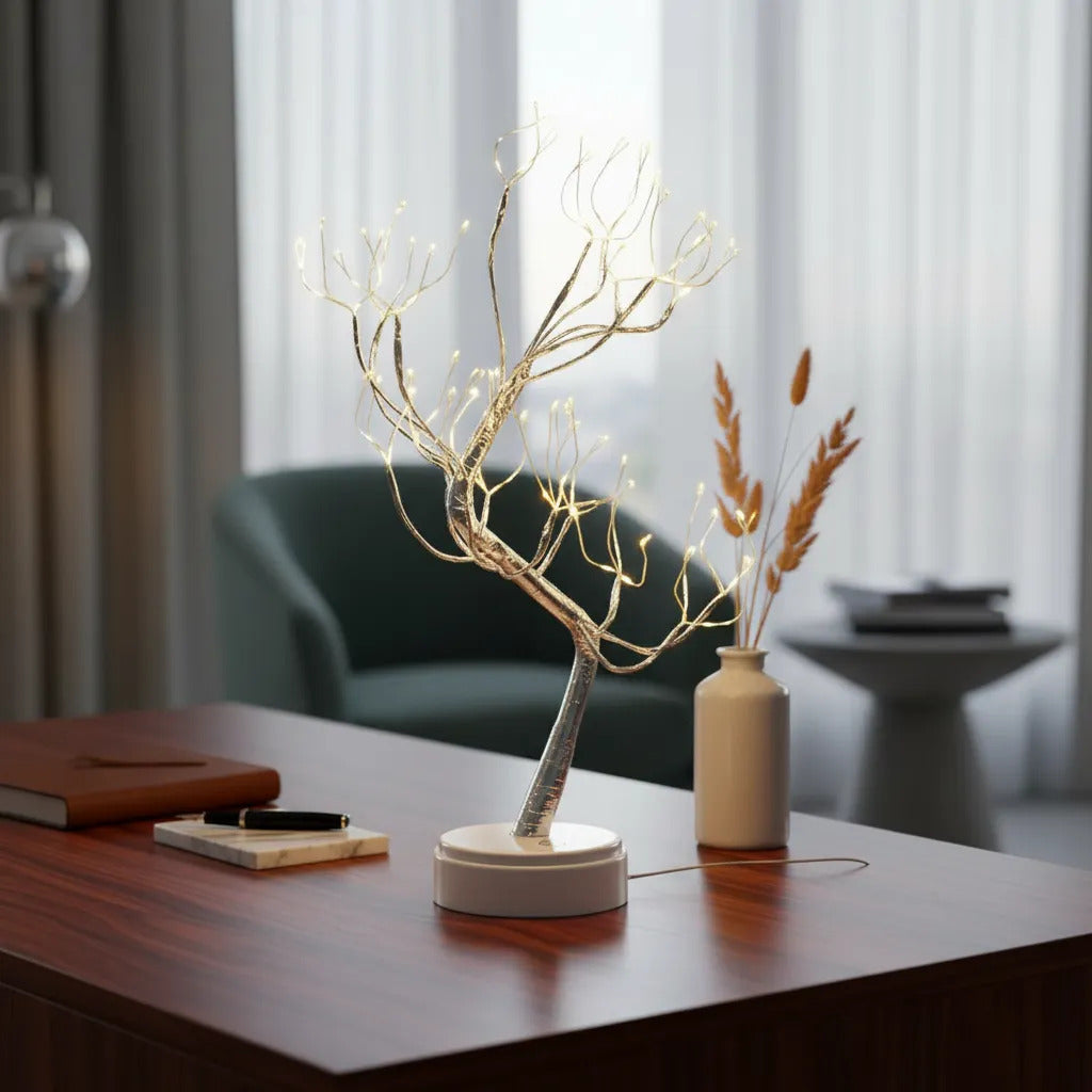 LAMPARA ARBOL DECORACION HOGAR LED