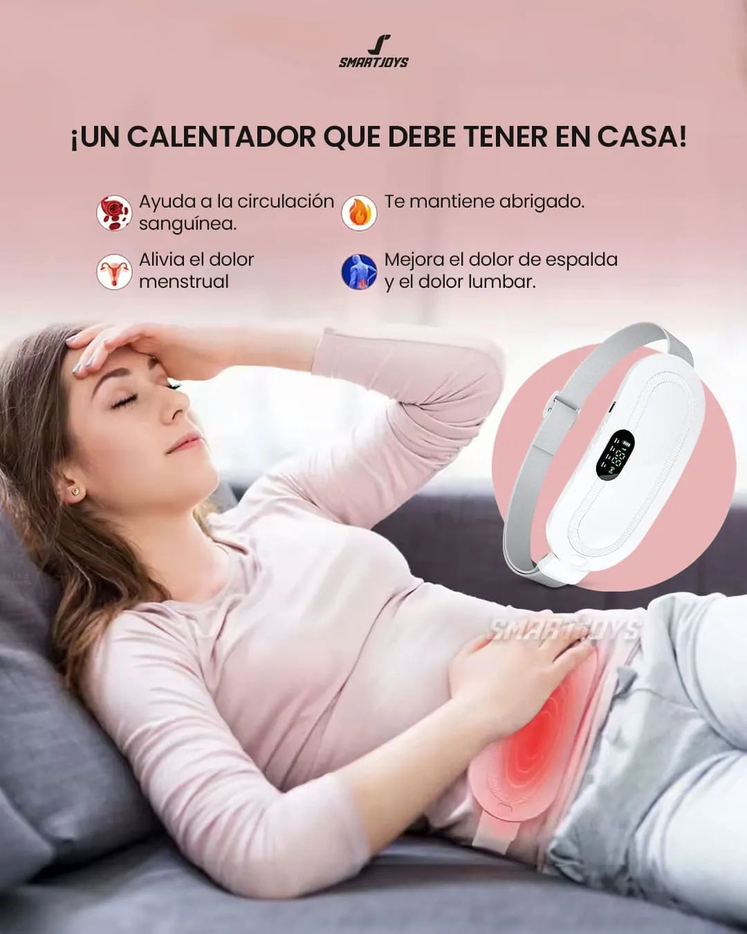 Cinturón térmico para Cólicos