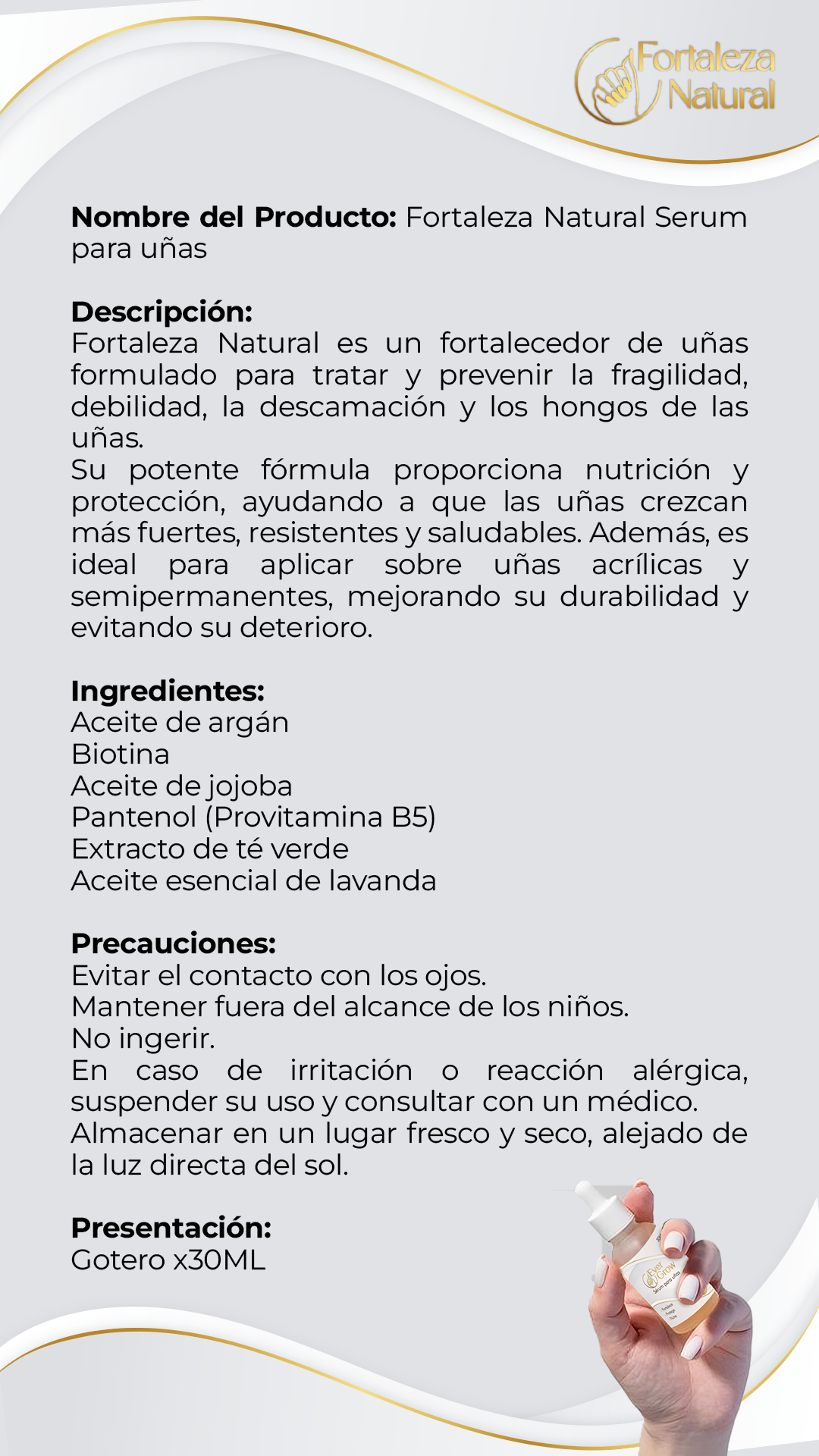 Fortalecedor de uñas