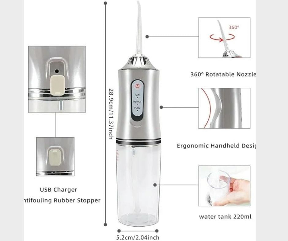 Irrigador Oral Portátil Limpieza Dental