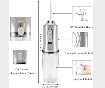 Irrigador Oral Portátil Limpieza Dental