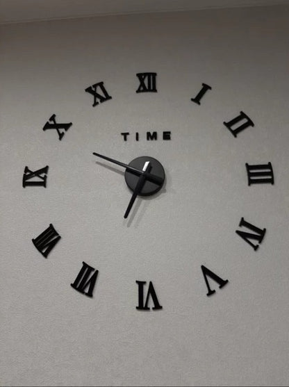 RELOJ MINI 50X50CM COLOR NEGRO