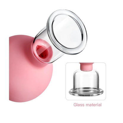 Ventosa Cristal Masaje Facial Antiarruga