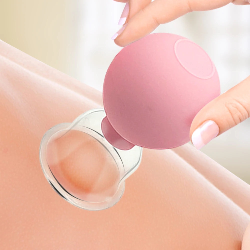 Ventosa Cristal Masaje Facial Antiarruga